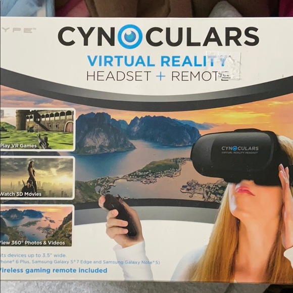 Cynoculars Virtual Reality Headset & Remote NEW - Picture 2 of 5